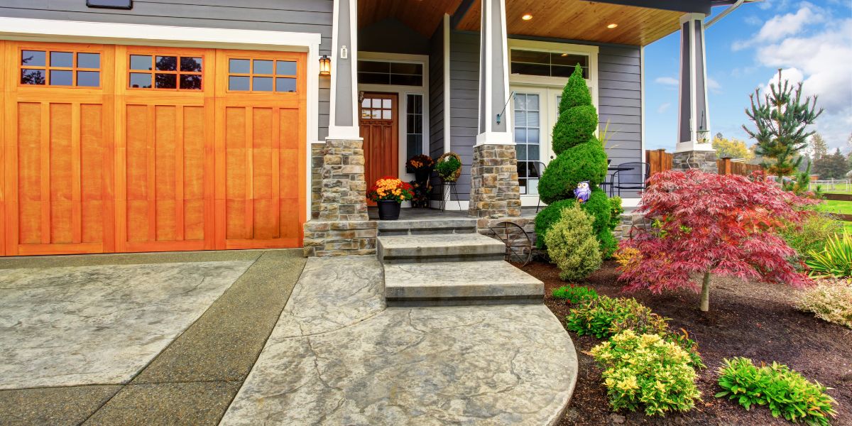 clean front of home
